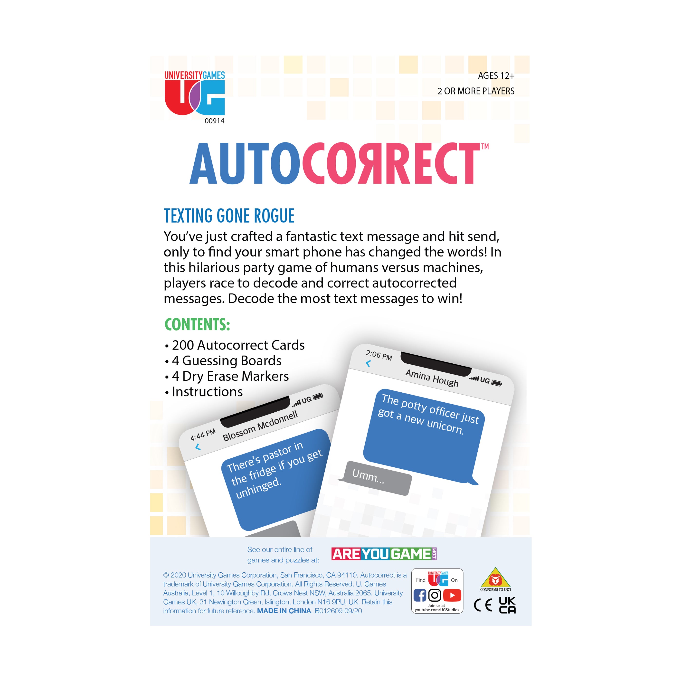 Auto Correct Project Autocorrect Fumble Party Board Game – Toys