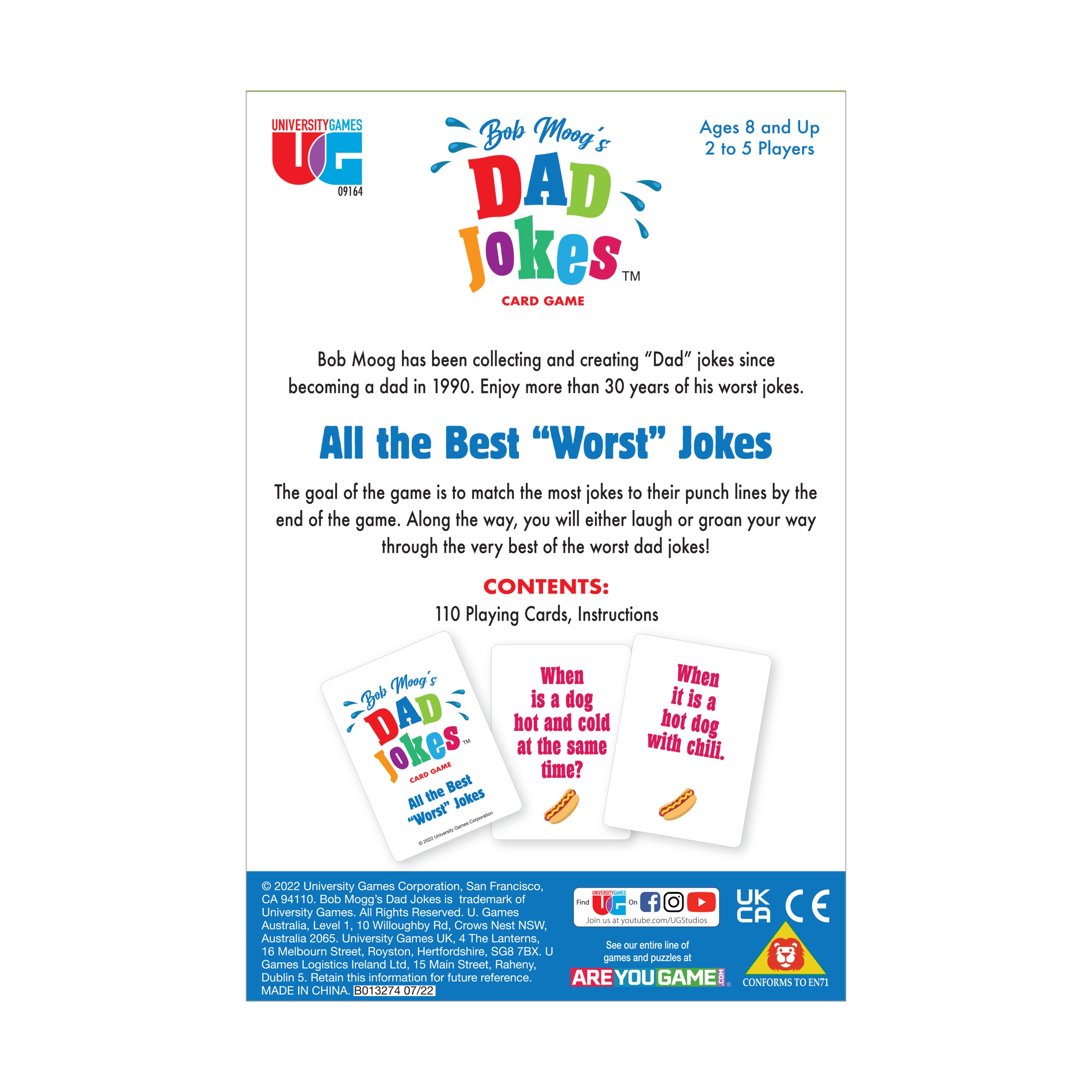 Bob Moog's Ultimate Dad Jokes Card Game – Toys