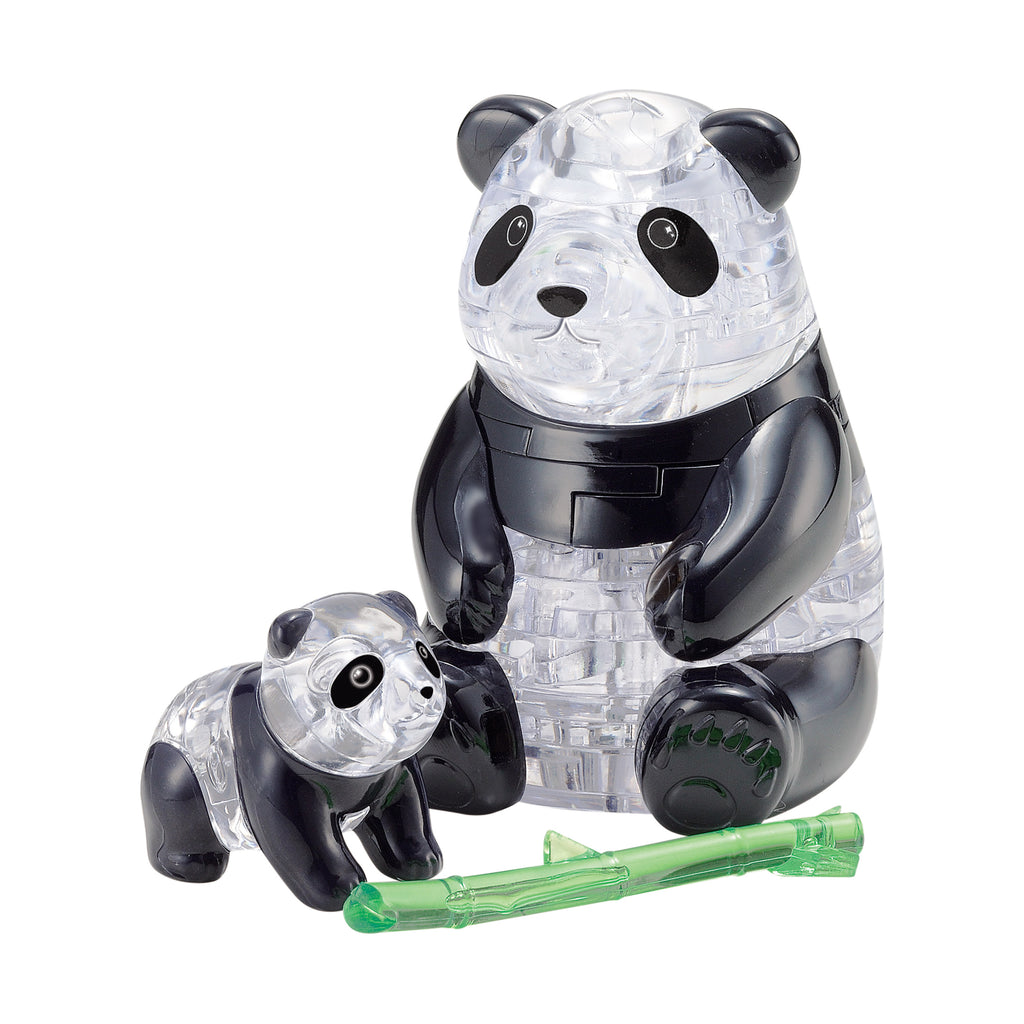 Charming Panda and Baby 3D Crystal Puzzle - 50 Pieces – Toys