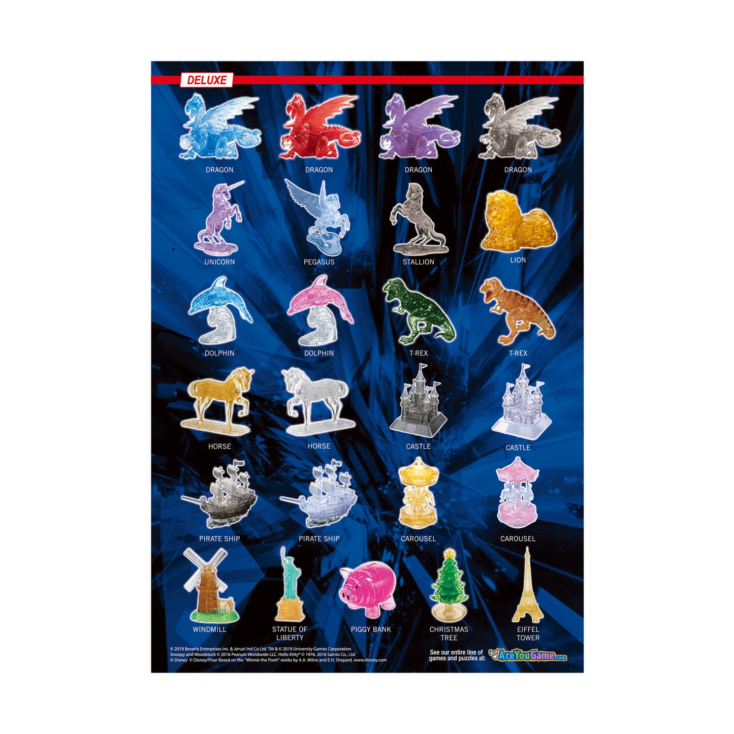 3D Crystal Puzzle - Adorable Hedgehog Design, 55 Pieces