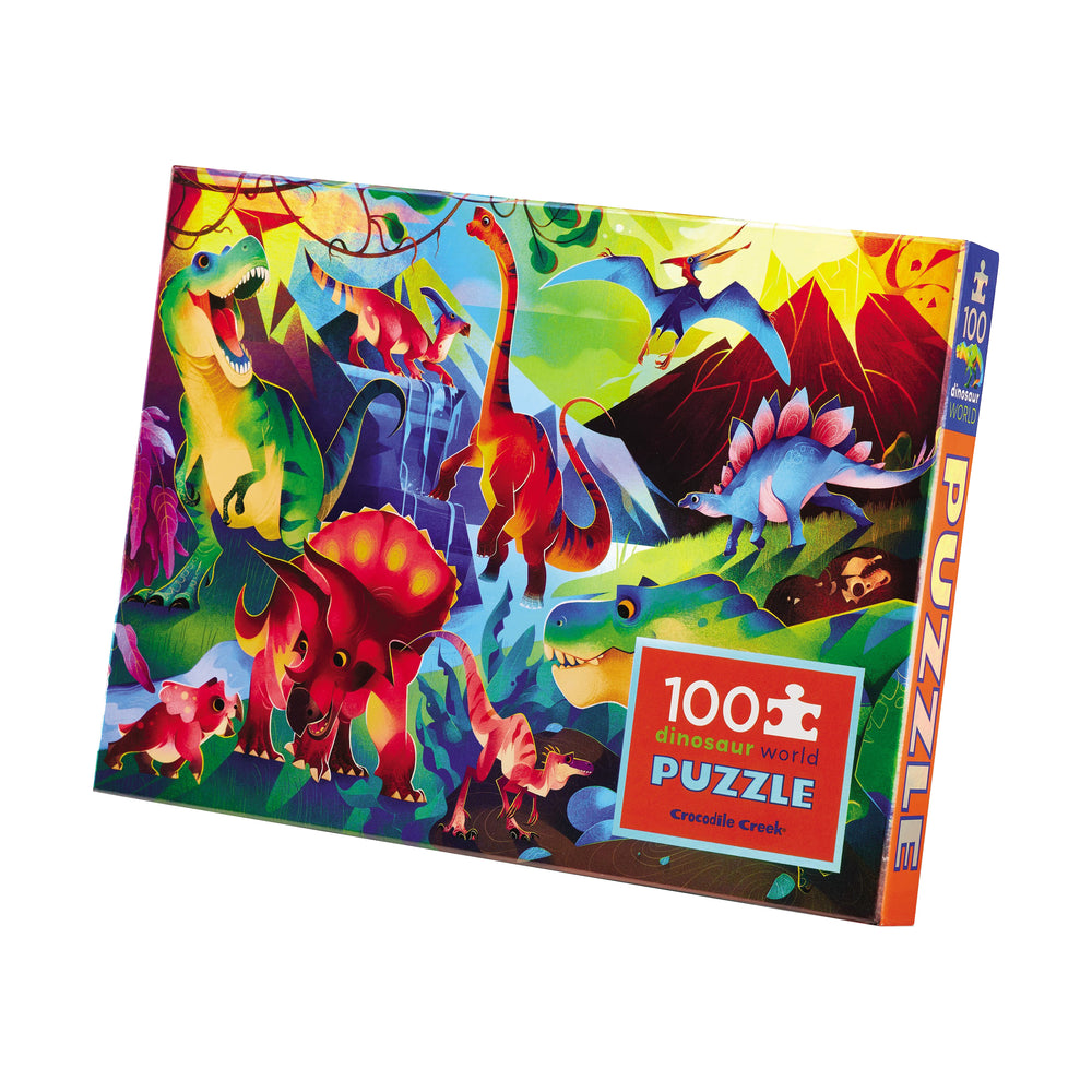 Dinosaur World Holographic Foil Puzzle - 100 pc