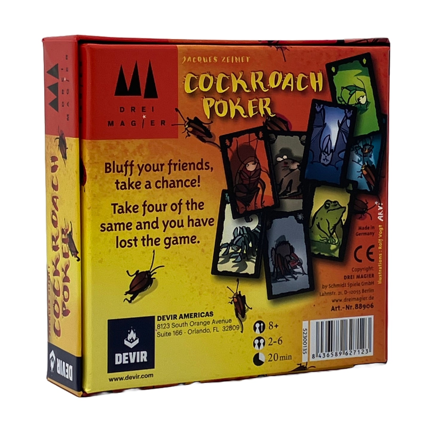 Cockroach Poker Card Game for Family Game Night