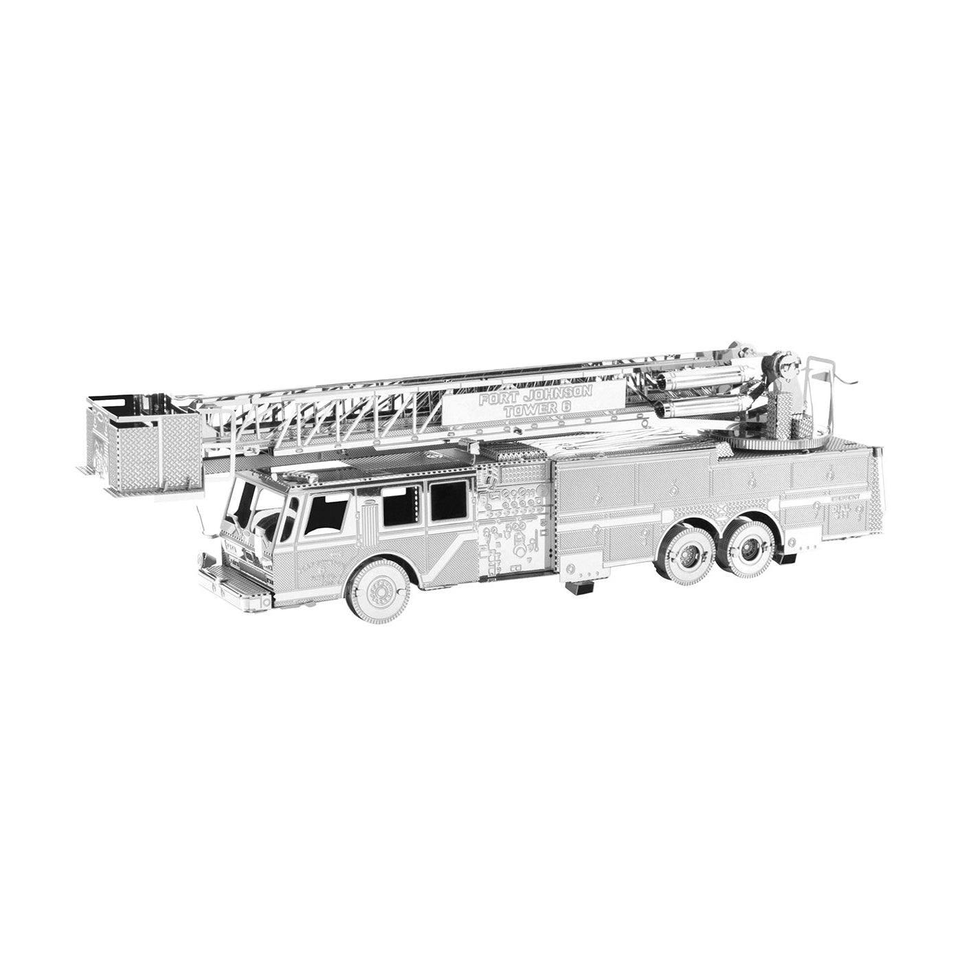 Fire Engine Box Model Metal Earth 3D Fire Engine Metal Model Kit – Craft Your Own Fire Truck ...