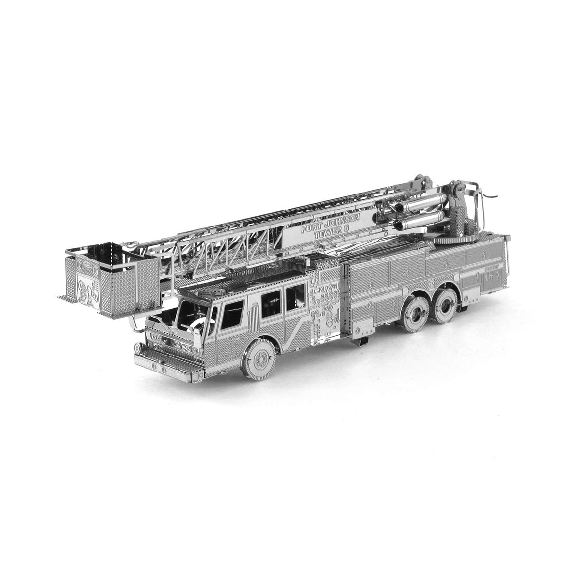Fire Engine Box Model Metal Earth 3D Fire Engine Metal Model Kit – Craft Your Own Fire Truck ...