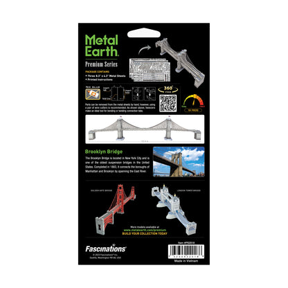 Metal Earth 3D Premium Brooklyn Bridge Model Kit