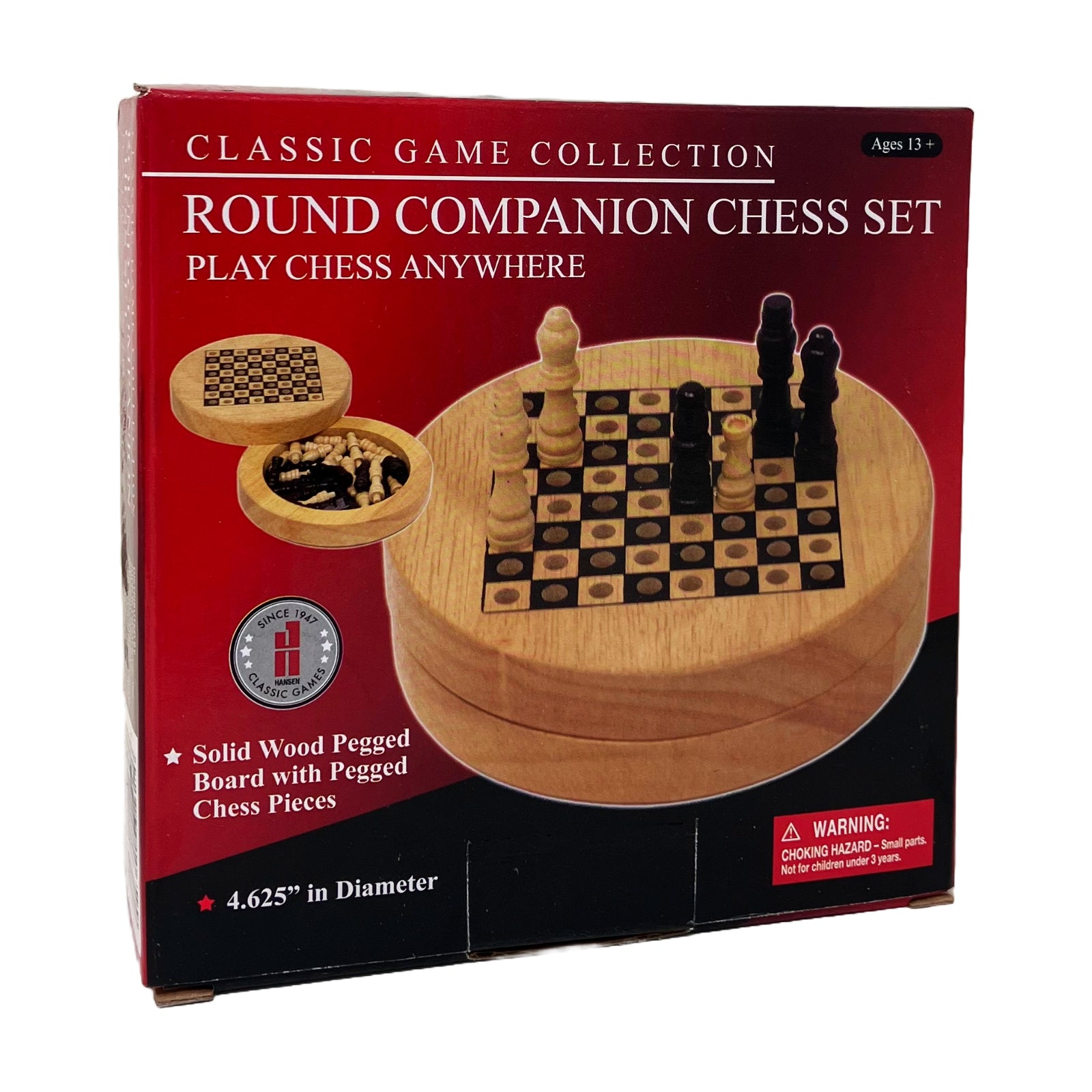 Classic Game Companion Round Chess Set - Portable Travel Edition – Toys ...
