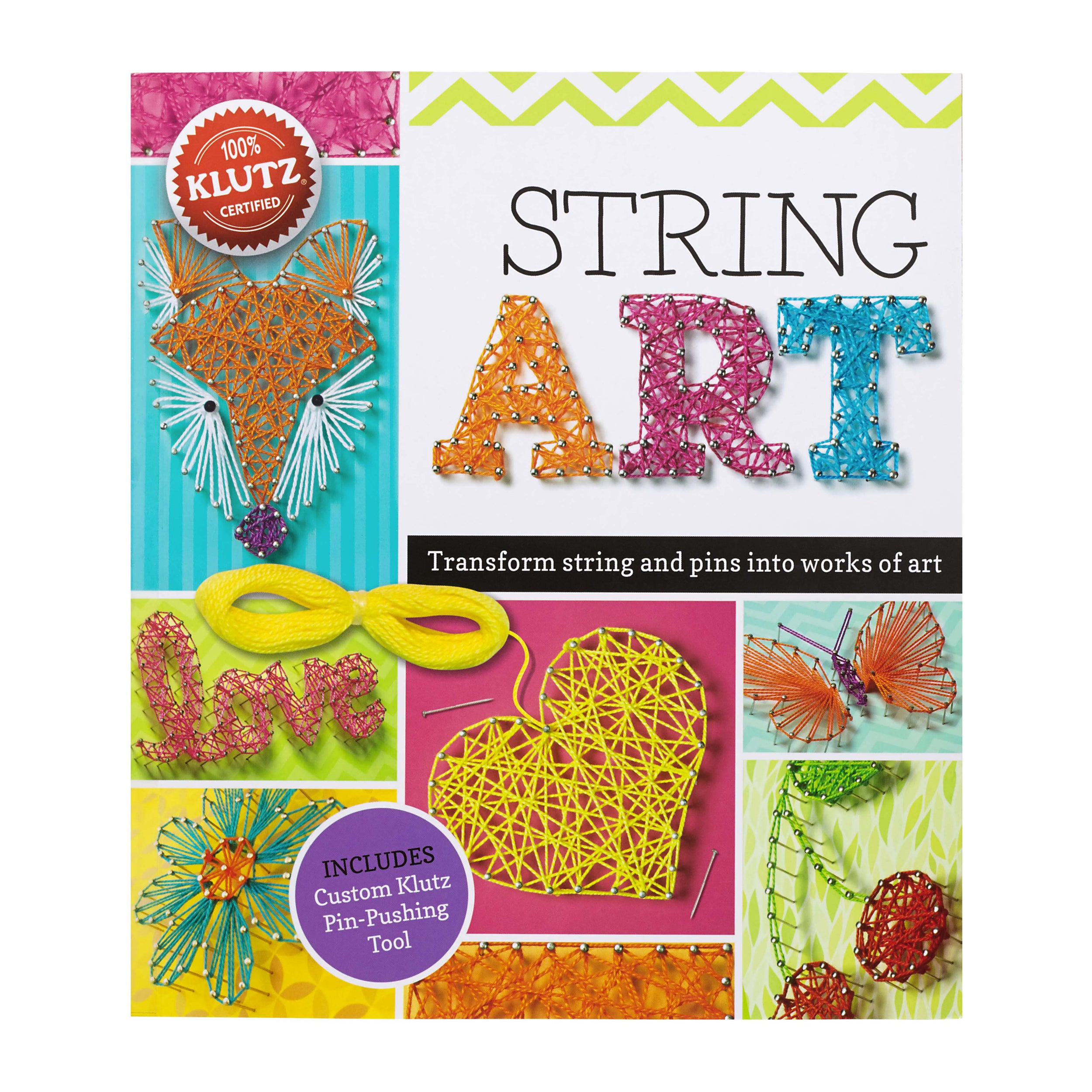 Klutz Creative String Art Craft Kit - Transform Simple Strings into Ar ...