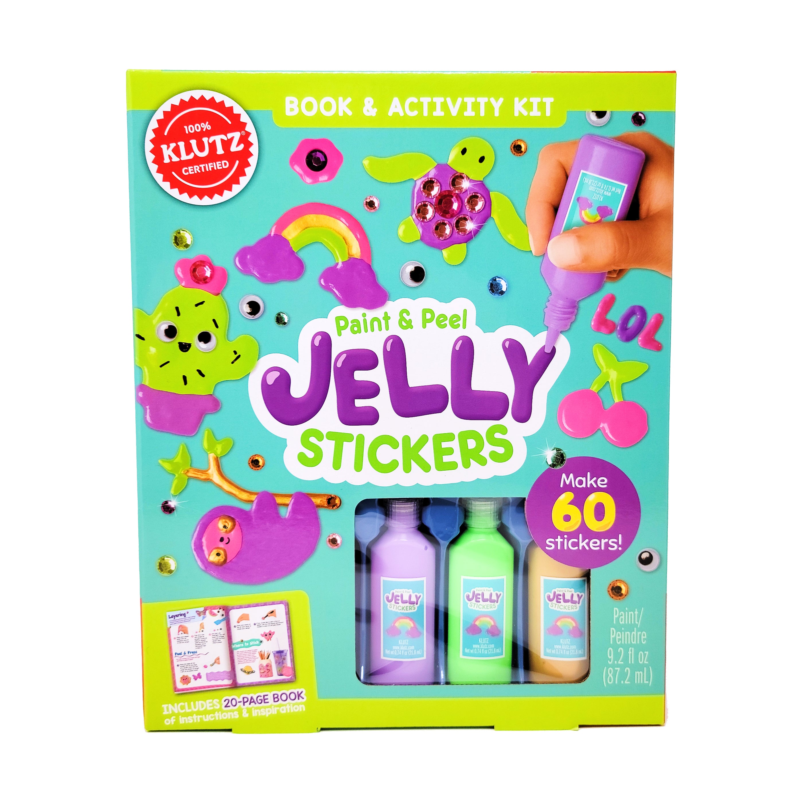 Creative Kids Paint & Peel Jelly Stickers DIY Art Kit – Toys