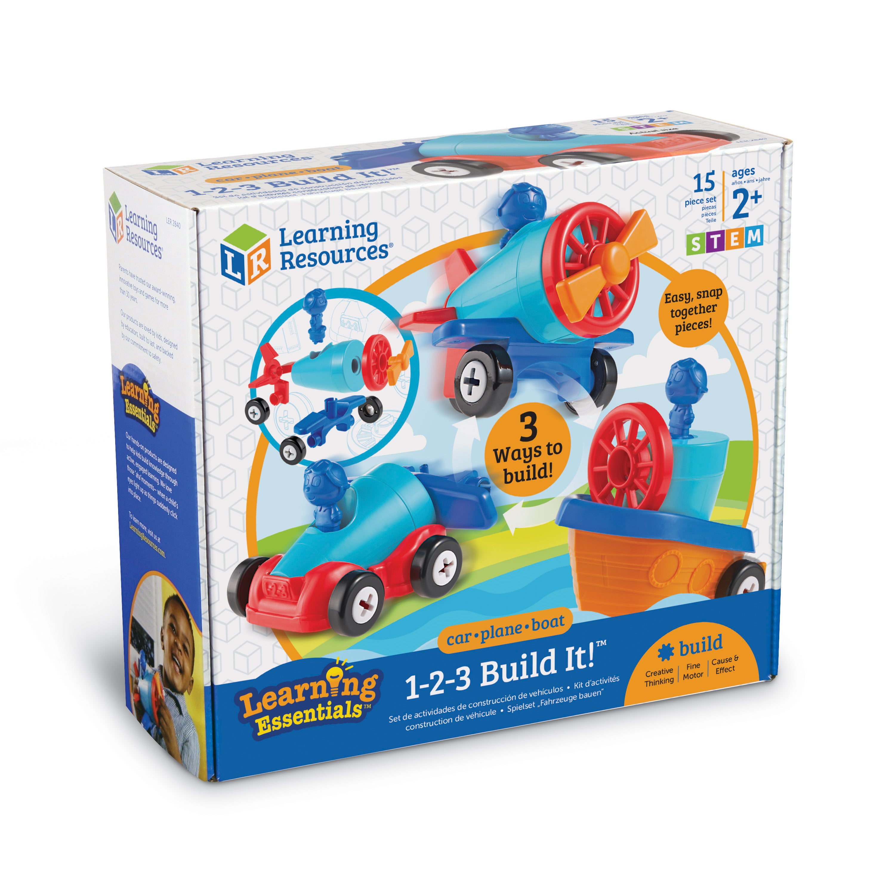 Constructor Building Kit Learning Essentials 1-2-3 Build It! - Multimodal Constructor Kit – Toys ...