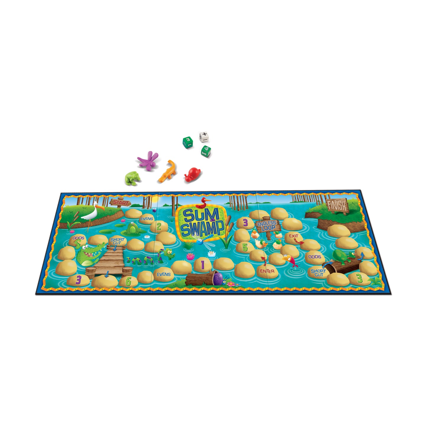 Sum Swamp Math Adventure Game - Addition & Subtraction Fun