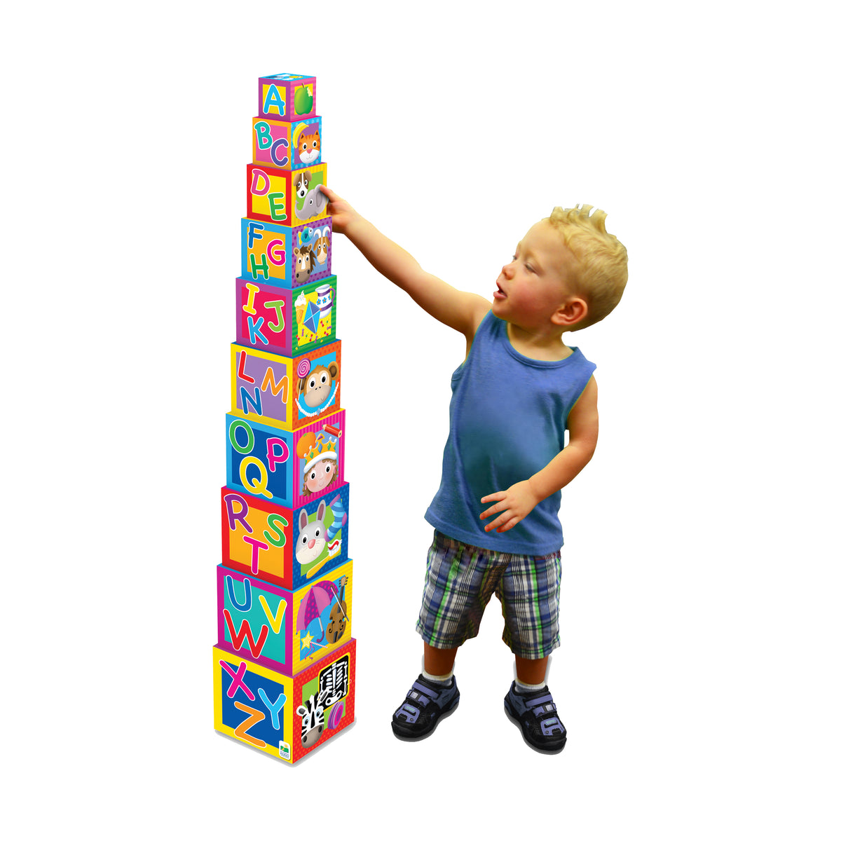 Play & Learn - Colorful Stacking Cubes for Early Learning – Toys