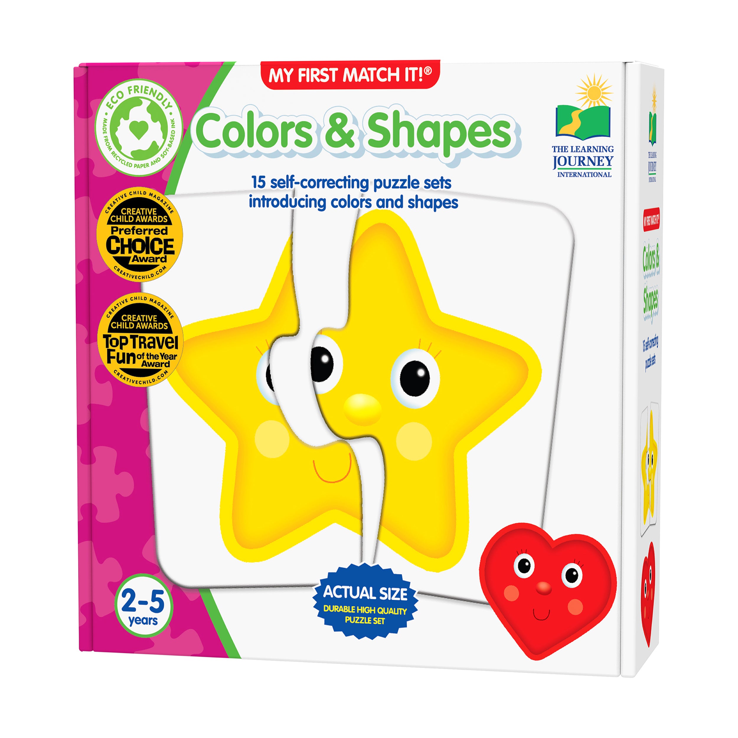 Puzzle Set Color My First Match It! - Colors & Shapes - Puzzle Pairing Game for Toddler ...