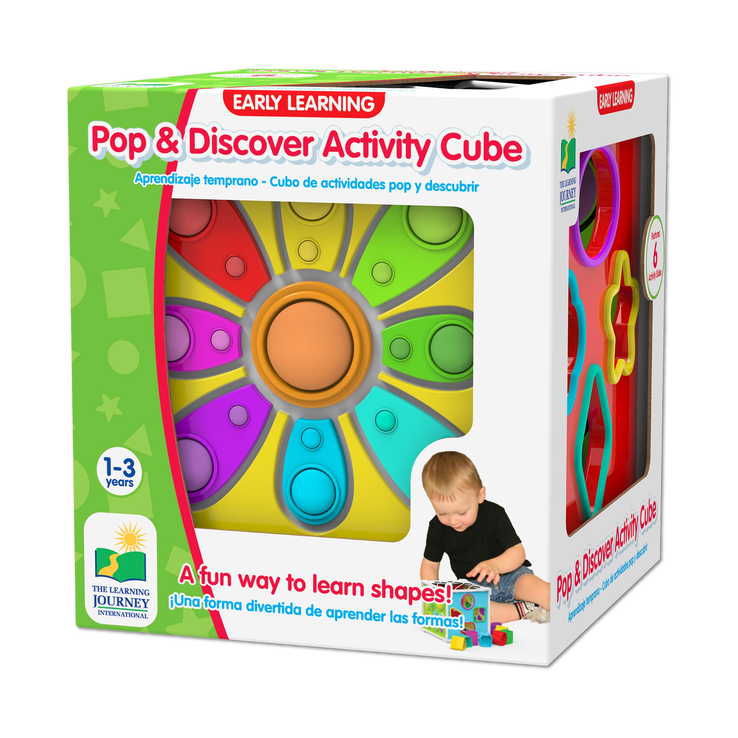 Early Learning Pop & Discover Activity Cube - Multisensory Exploration ...