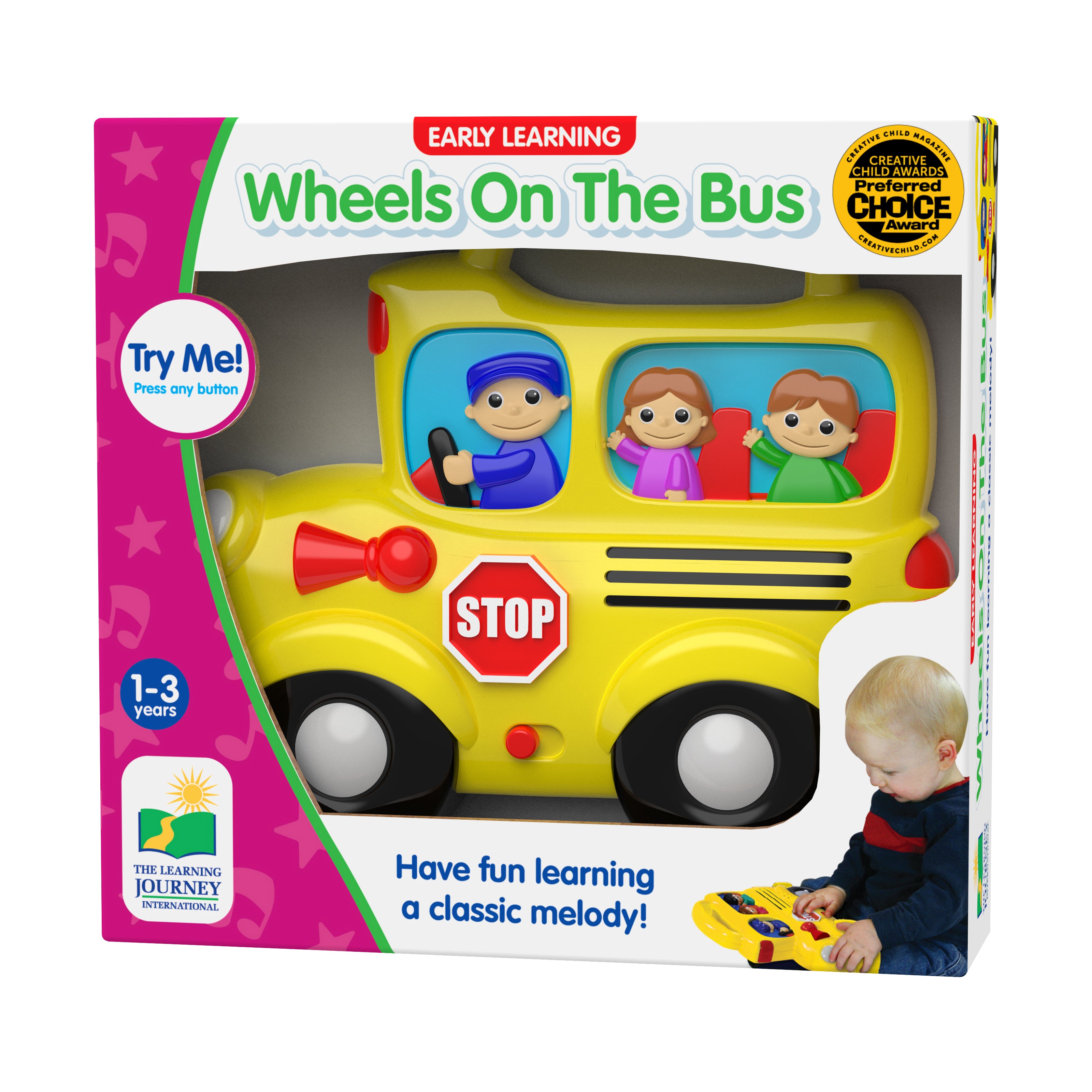 Wheel Learning Toy Early Learning Wheels on the Bus Interactive Toy β Toys