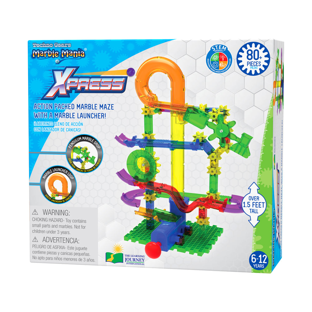 Techno Gears Marble Mania - Xpress 80+ Piece Marble Run Set