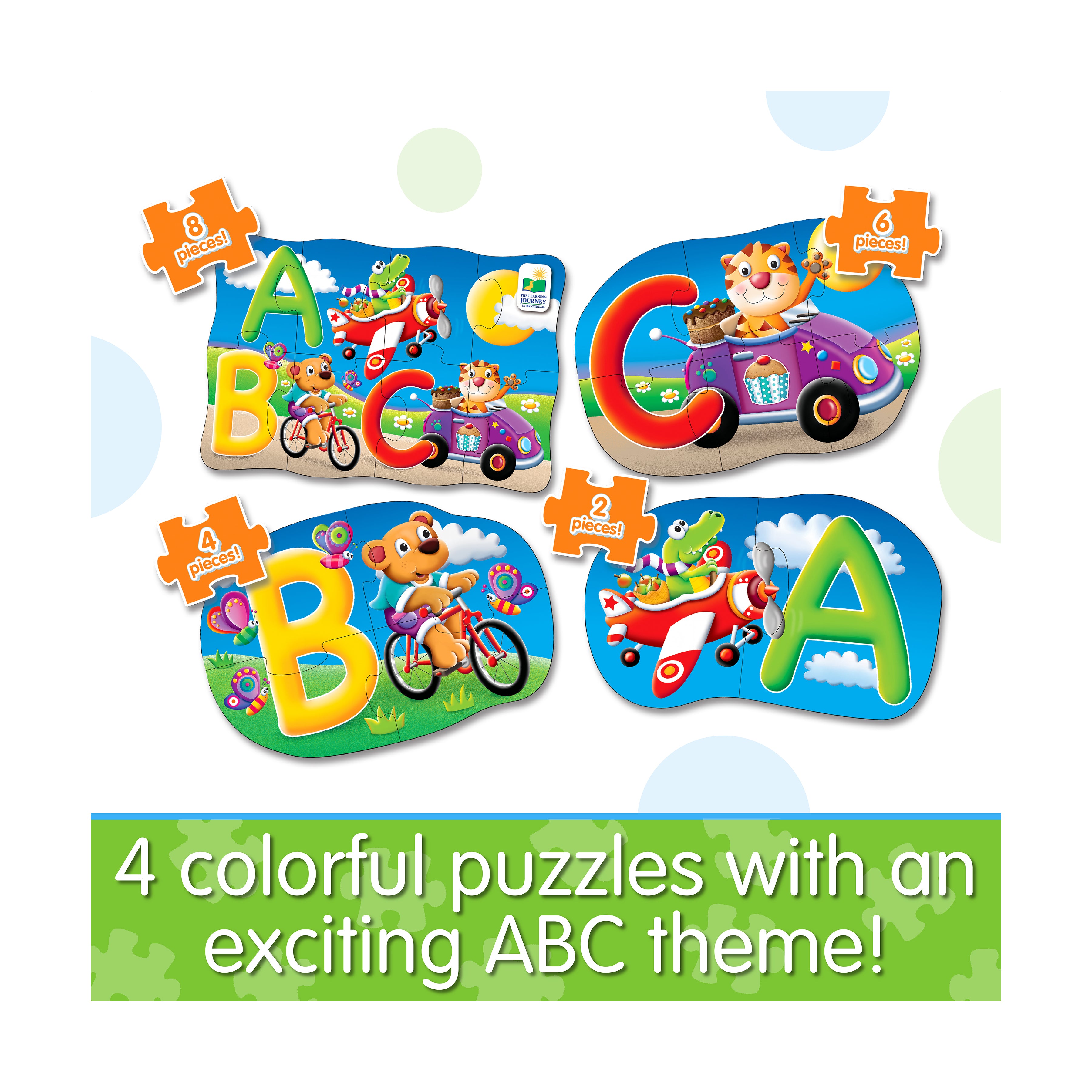 My First Puzzles - ABC Animal Adventure 4-Pack Set – Toys