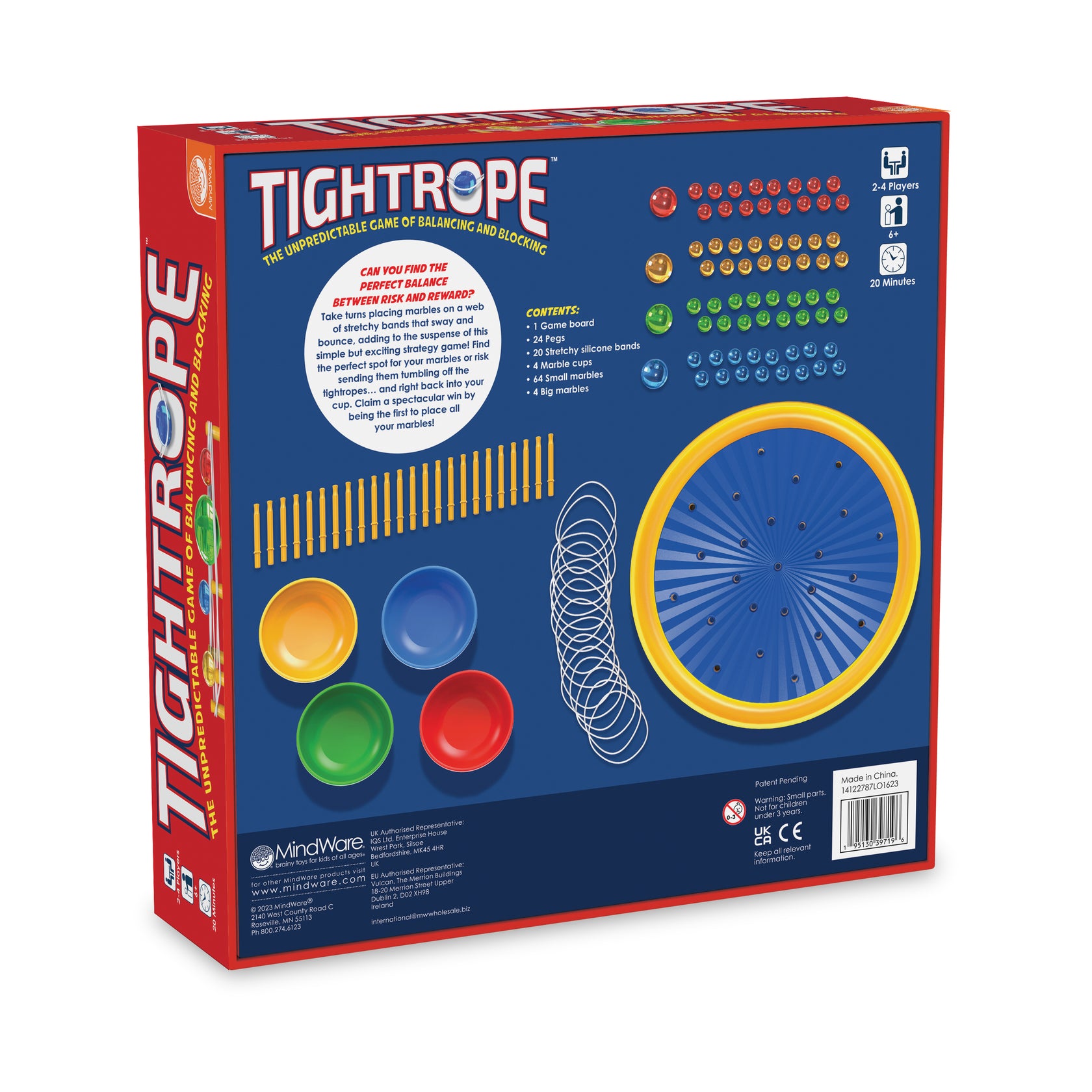 Tightrope - The Unpredictable Balancing and Blocking Game – Toys