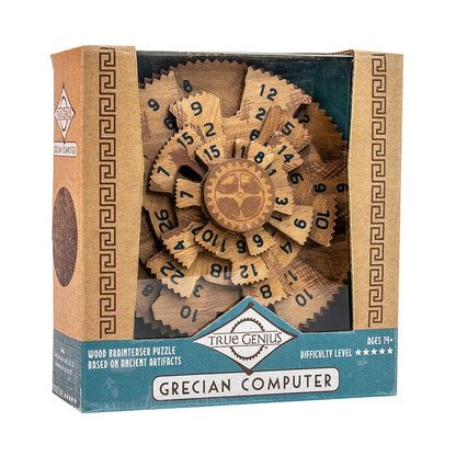 True Genius - Grecian Computer Wooden Puzzle Masterpiece