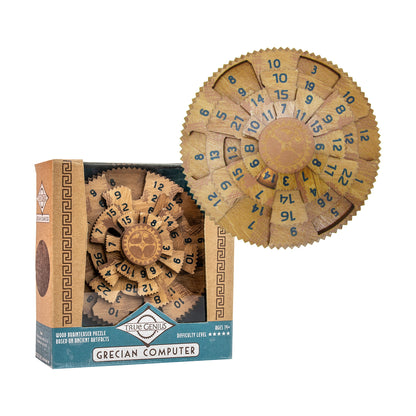 True Genius - Grecian Computer Wooden Puzzle Masterpiece