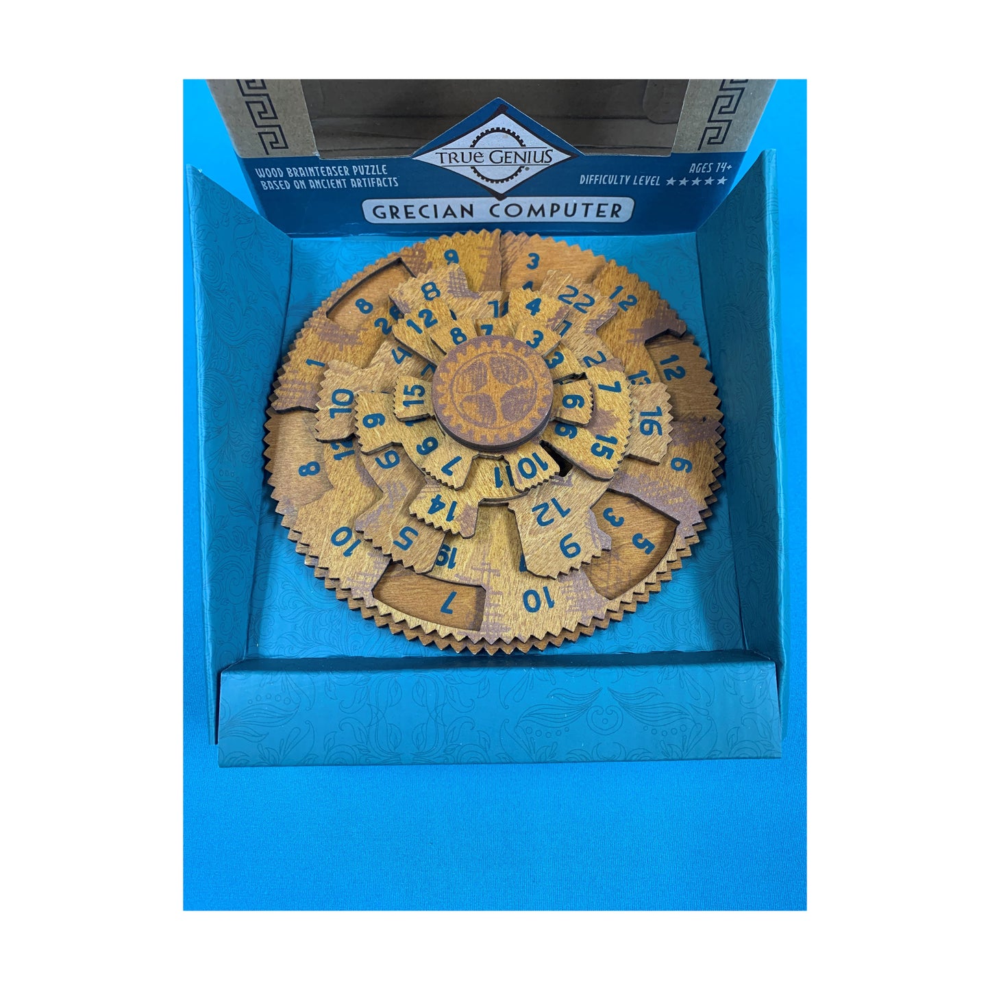 True Genius - Grecian Computer Wooden Puzzle Masterpiece