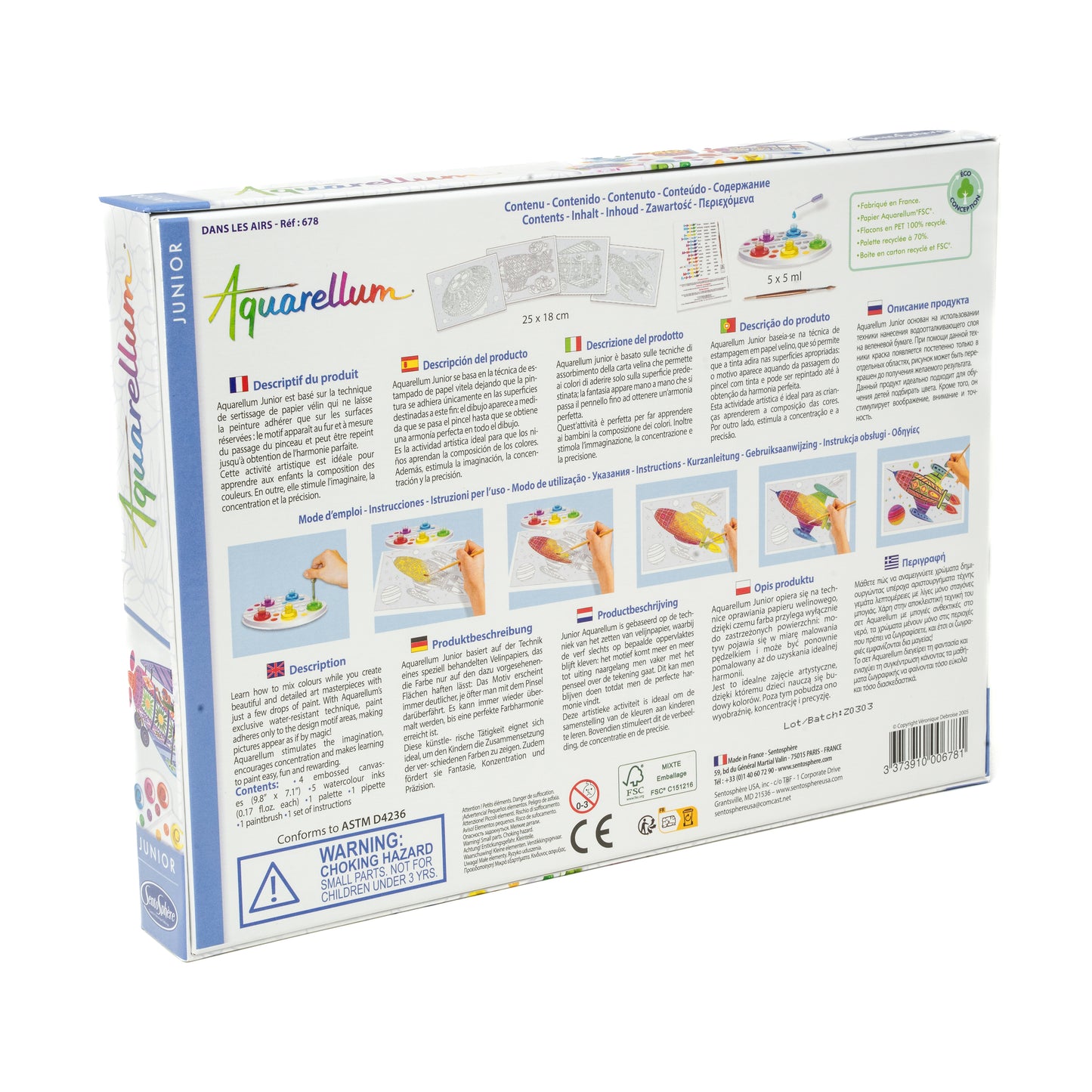 Aquarellum Junior In the Air Watercolor Craft Kit