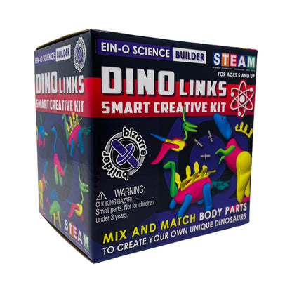 Mindz Bizarre Builder - Dino Links Construction Set - 6 Unique Dinosaurs