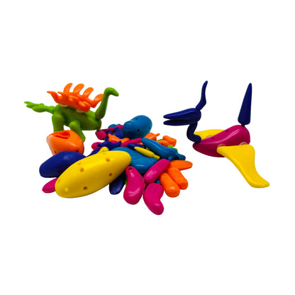 Mindz Bizarre Builder - Dino Links Construction Set - 6 Unique Dinosaurs