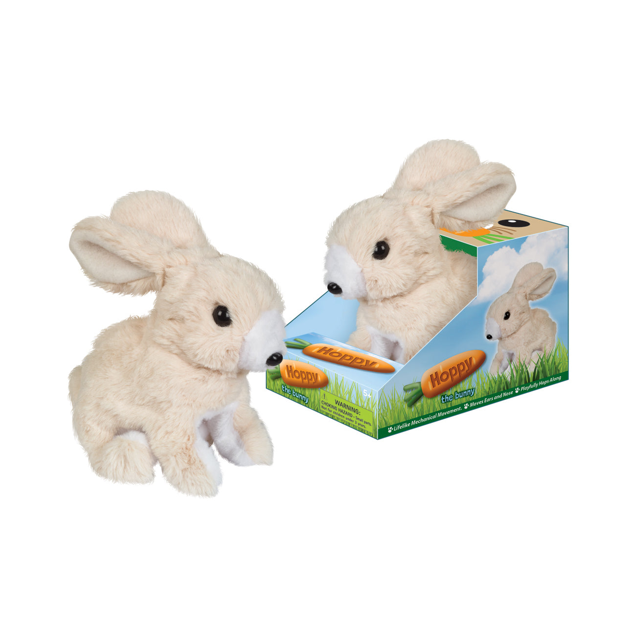 Hobble Rabbit Westminster Toys Hoppy the 8-inch Interactive Hopping Rabbit – Toys