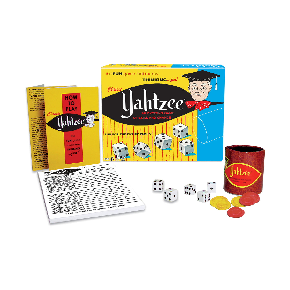 YAHTZEE: Naruto Shippuden,Tazza di dadi da collezione Ramen Bowl,Ottimo YAHTZEE: Naruto Shippuden,Tazza di dadi da collezione Ramen Bowl,Ottimo