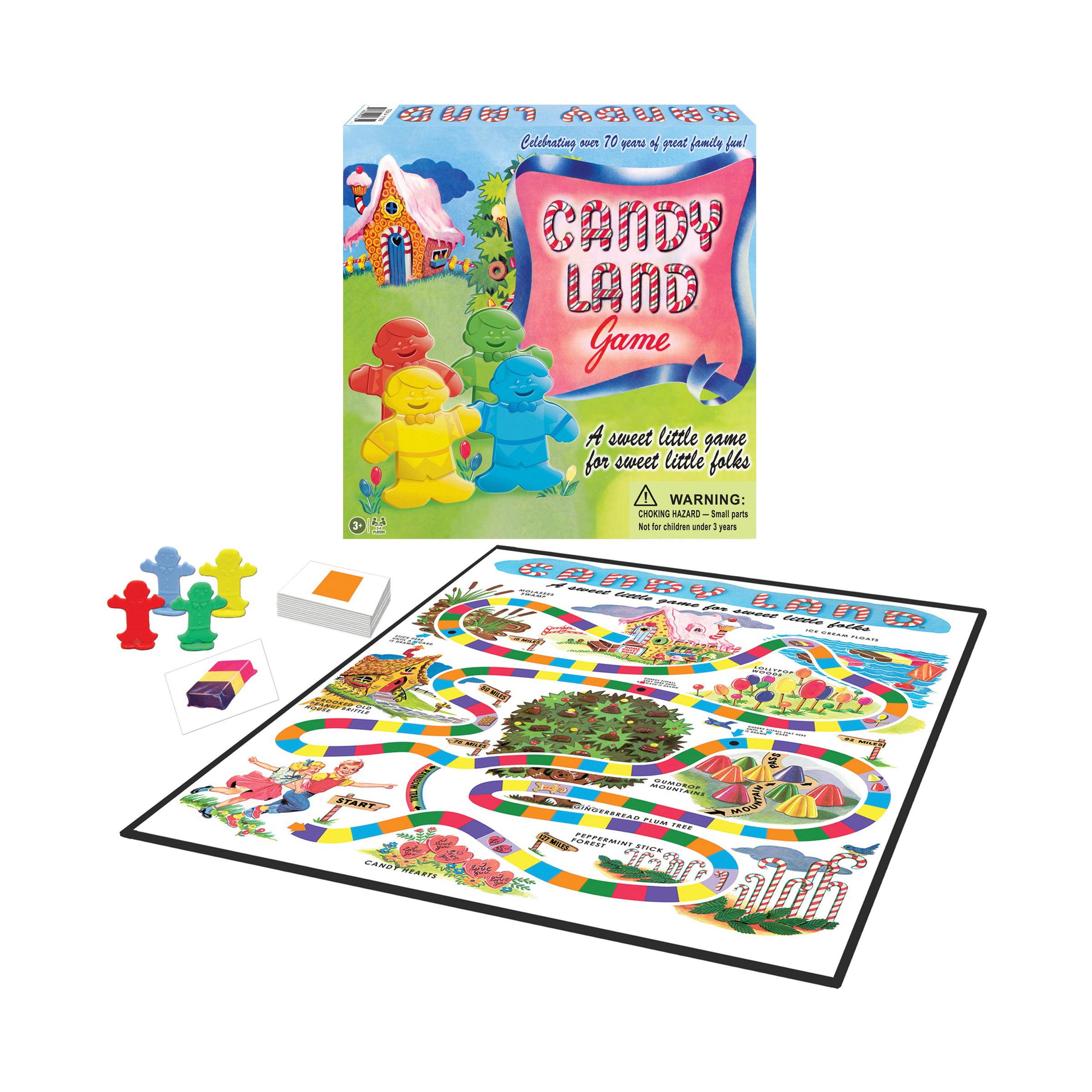 Candy Land 70th Anniversary Edition Board Game – Toys