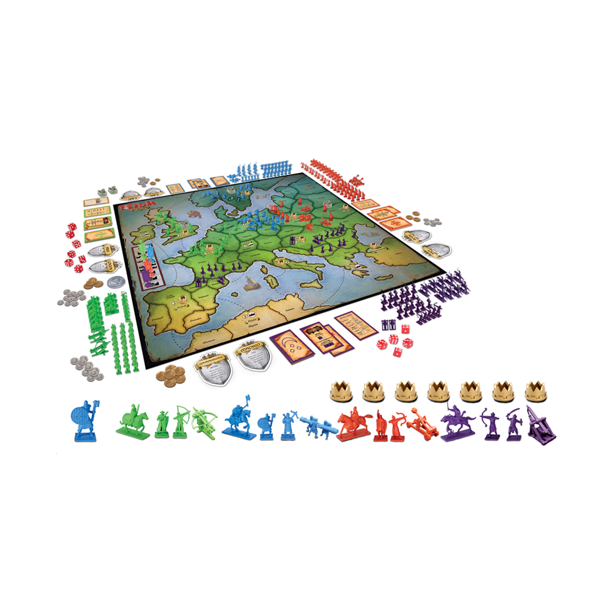 Risk Europe Medieval Conquest Strategy Board Game – Toys