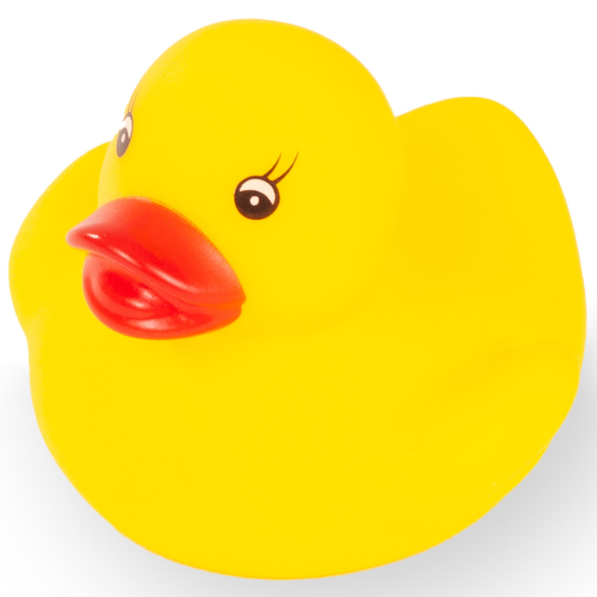 Gotz Sleepy Aquini yellow bathing duck toy with red lips for babies