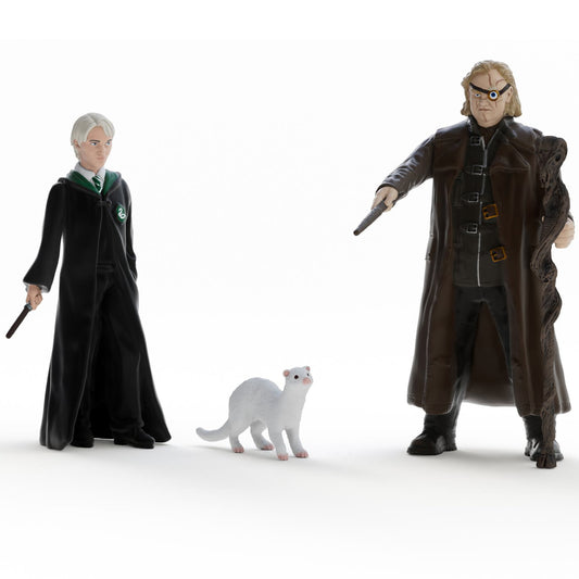 Wizarding World Mad-Eye Moody, Draco Malfoy & Ferret toy figures set