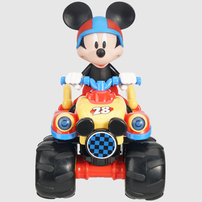 Disney Jr Mickey ATV 4 Wheeler RC toy vehicle with light-up features and remote control