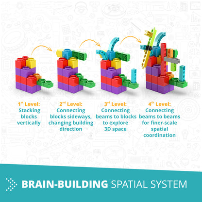 Engino Qboidz Baby - My First Steps 44pc Toddler Building Set