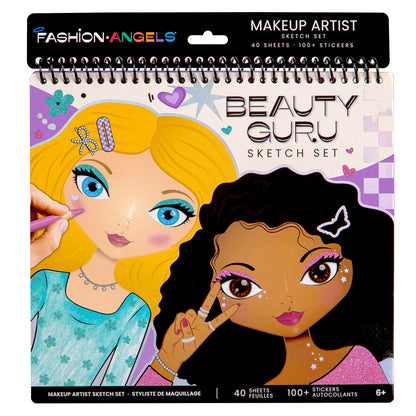 Fashion Design Sketch Portfolio Set - Beauty Guru Makeup Artist Kit
