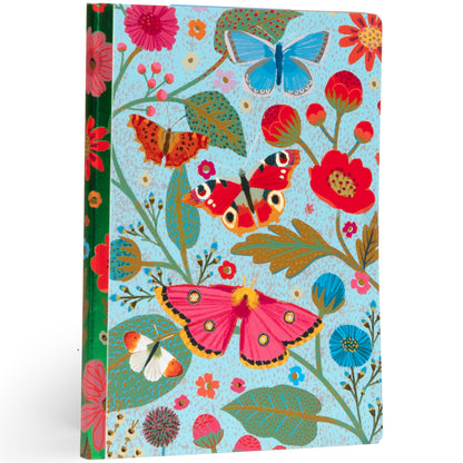 eeBoo Piece & Love Luxe Journal - Butterflies - Gilded 112pg Notebook