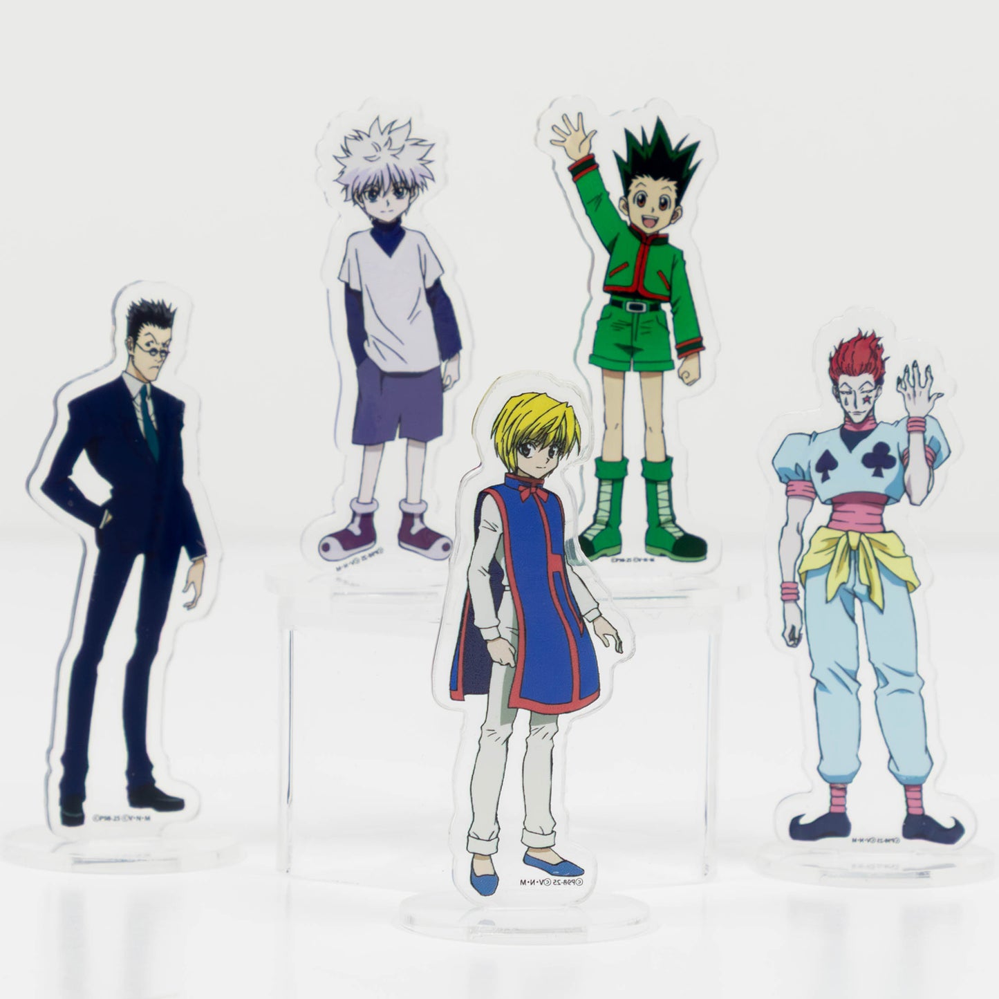 Hunter x Hunter anime character standees for KESS dice rolling card game, 1-4 players