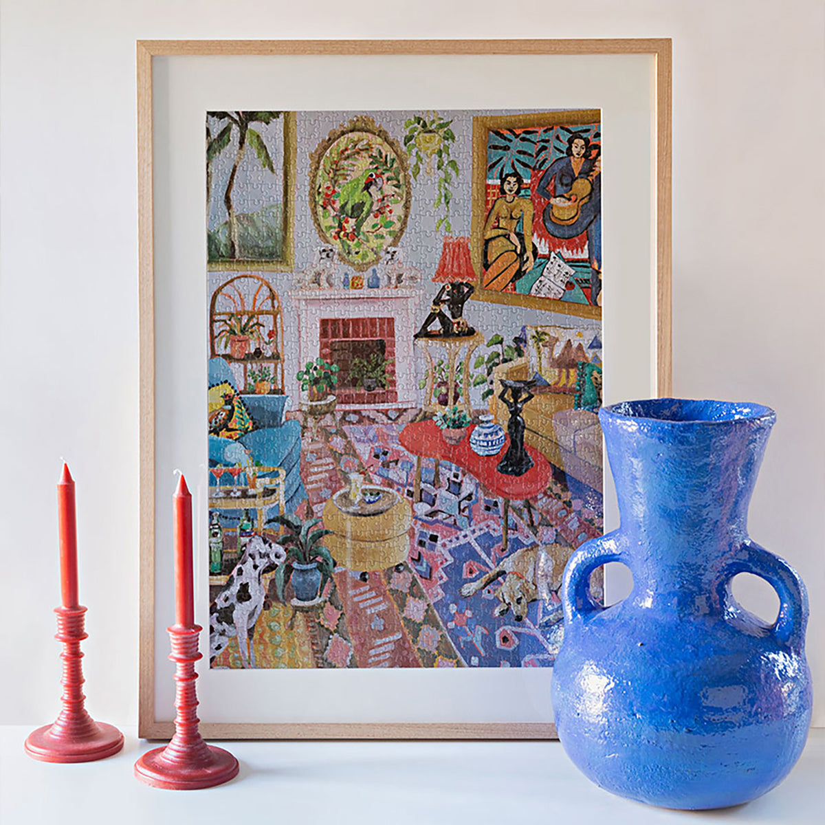 JOS 1000 Piece Puzzle - The Good Room with colorful illustrated scene