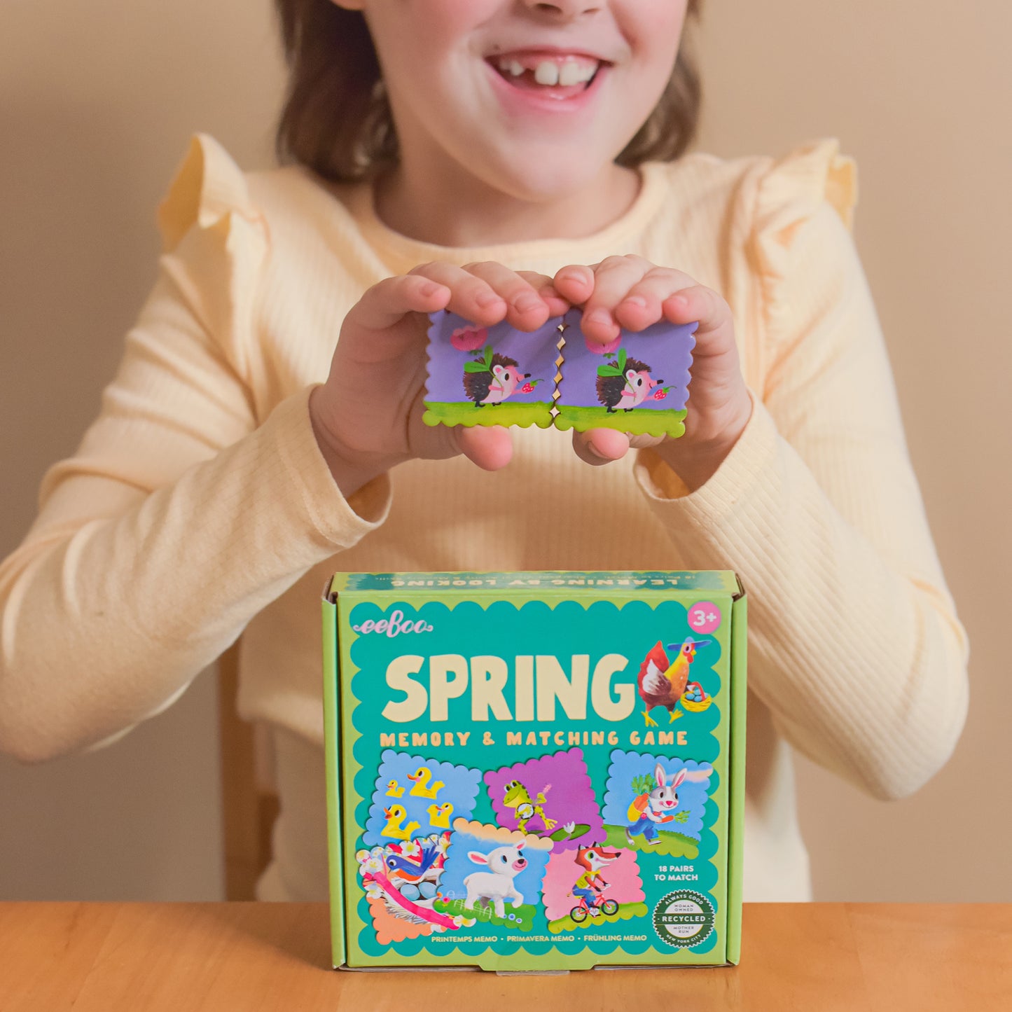 eeBoo Spring Festival Memory Matching Game for Ages 3+