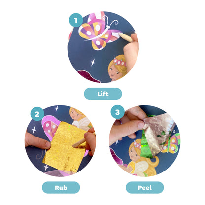 Tiger Tribe Foil Art Ocean Magic - Creative Set for Kids