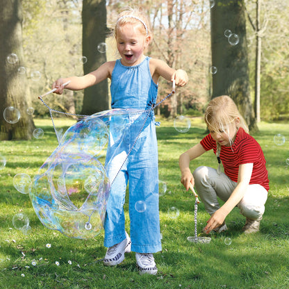 SES Creative Mega Bubbles Kit: Giant Outdoor Bubble-Making Set for Kids