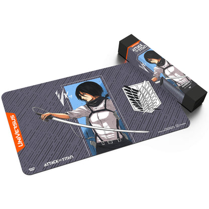 UniVersus Attack on Titan Mikasa Ackerman Premium Playmat