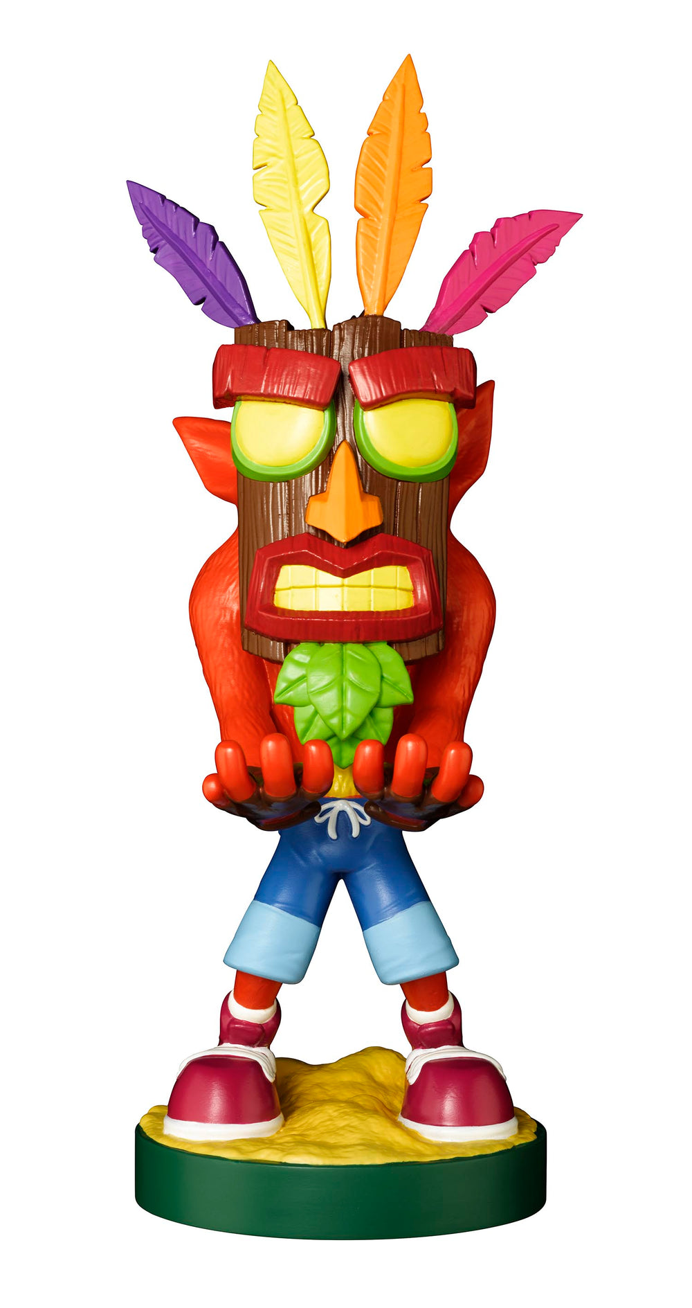 Exquisite Gaming Crash Bandicoot: Aku Aku Phone and Controller Stand