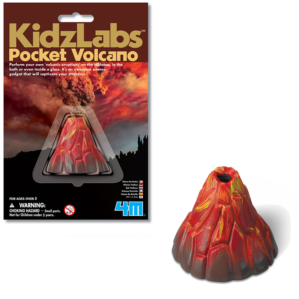 KidzLabs Pocket Volcano Eruption Science Kit – Toys