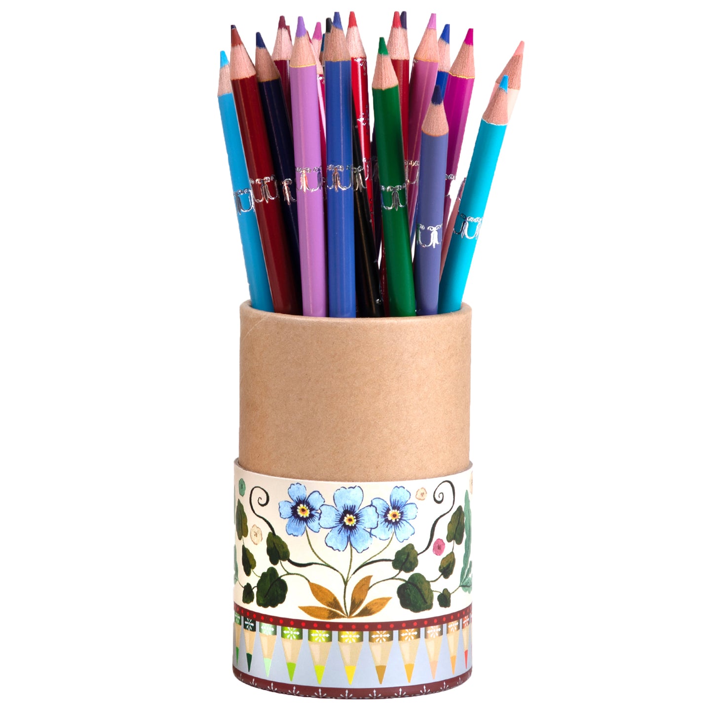 Piece&Love Flora's Double-Sided Colored Pencils - 25pc Set