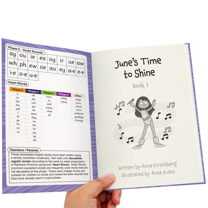 Junior Learning June Bloom 6-Book Decodable Set - Phase 5