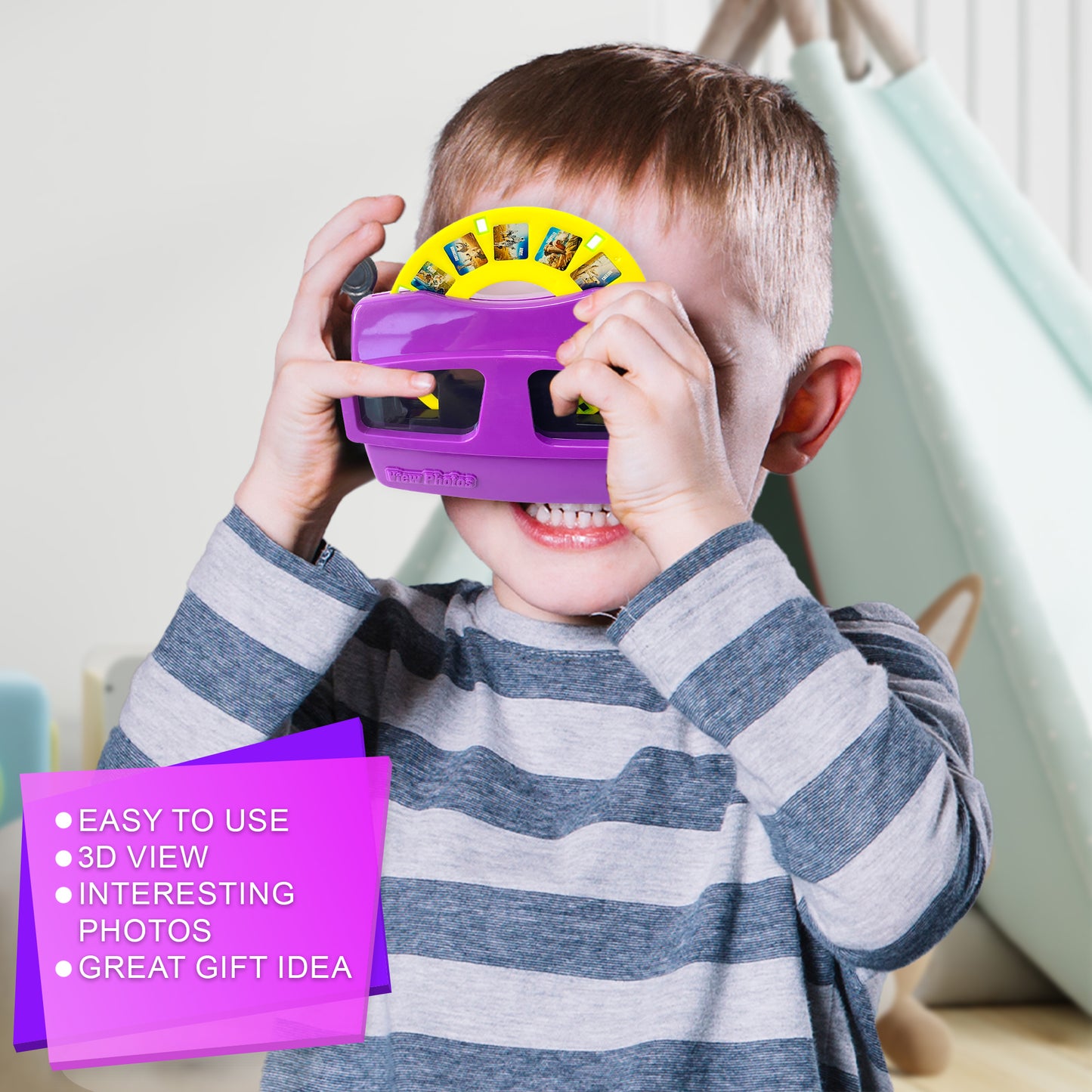 Vibrant 3D Image Viewer - 6 Reel Adventure Pack