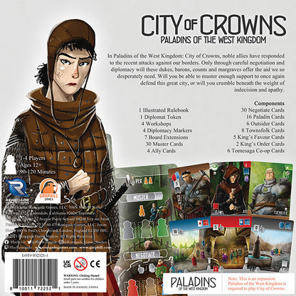 Paladins of the West Kingdom: City of Crowns Board Game Expansion