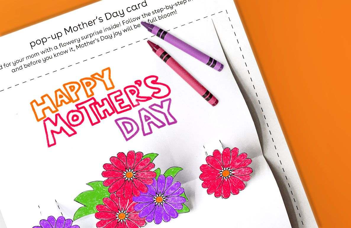 pop-up mother’s day card